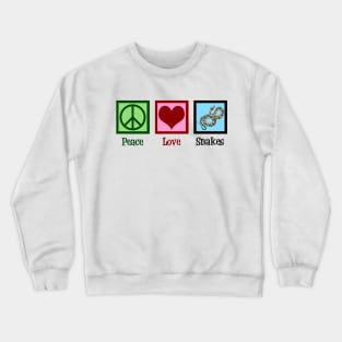 Peace Love Snakes Crewneck Sweatshirt